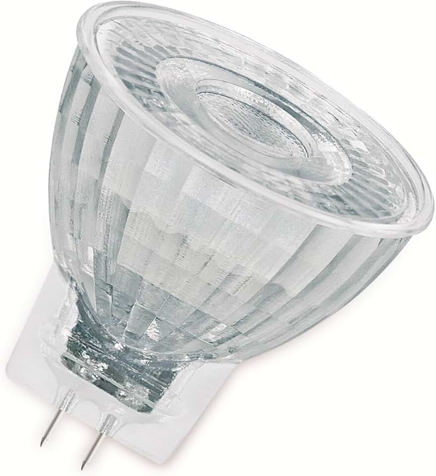 OSRAM MR11 LED Reflektorlampe mit GU4 Sockel, Warmweiss (2700K), Glas Spot, 4,20W, Ersatz für 35W-Reflektorlampe, LED STAR MR11 12 V, Warmweiß