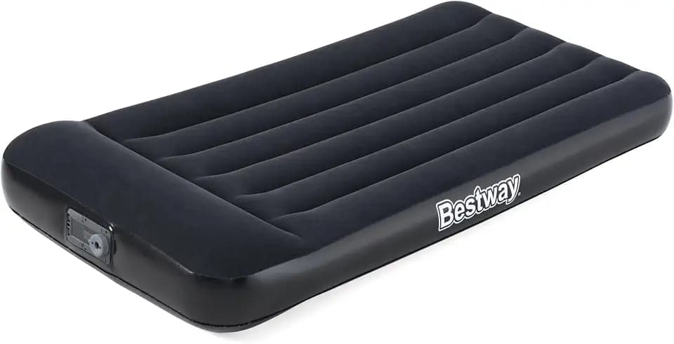Bestway Tritech™ Luftbett, Aeroluxe, 188 x 99 x 30 cm, Single, mit integrierter Elektropumpe, Schwarz