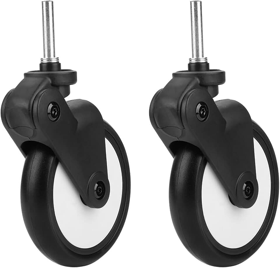 Kinderwagen Gummiräder, KinderwagenErsatz, Ersatz-Kinderwagen Yoyo Babyzen | Gummiräder Vorne Hinten, Zubehör für Yoya Vovo Kinderwagen mit Werkzeug, Ein Paar Vorderräder