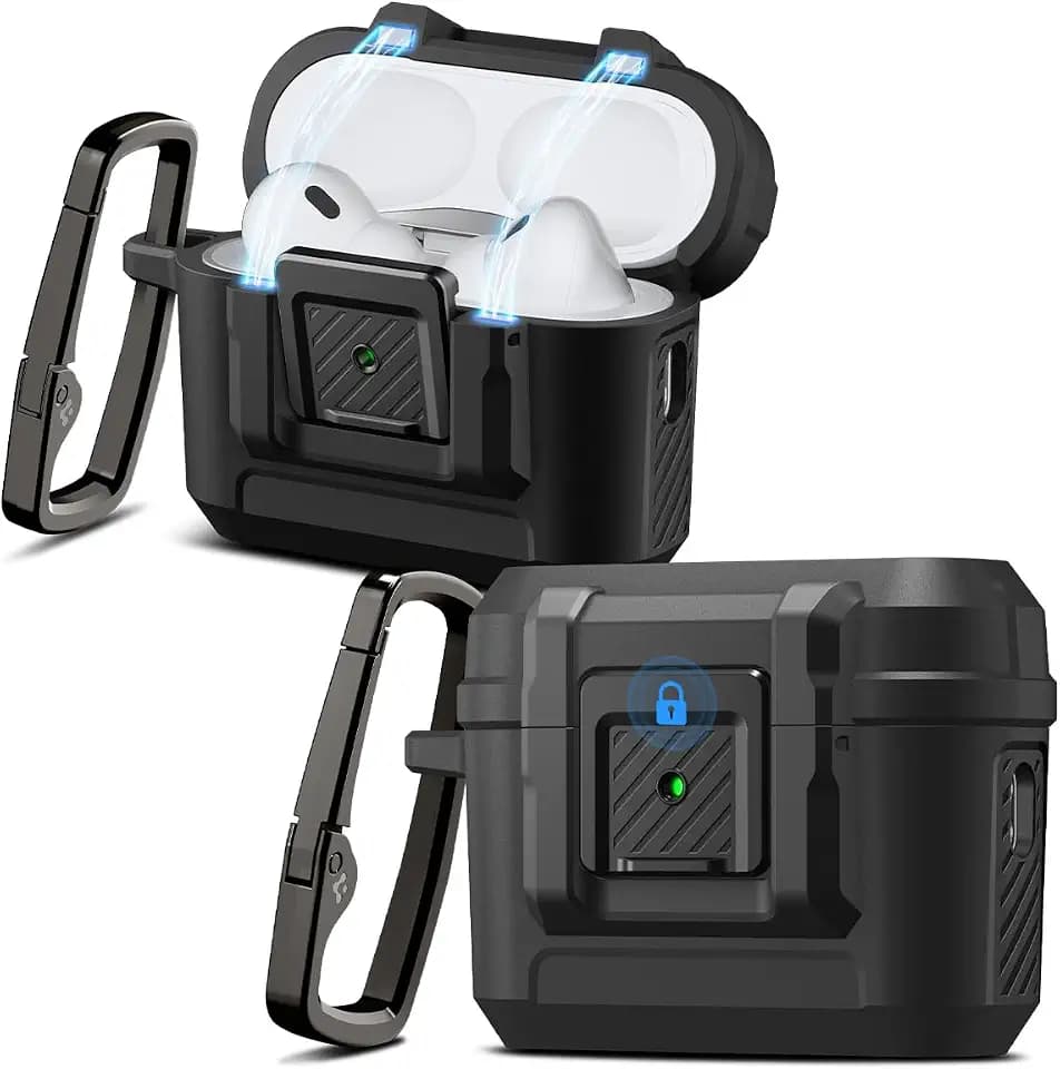 Spigen Lock Fit Designed for AirPods Pro 3 Case (2025) with Lock
