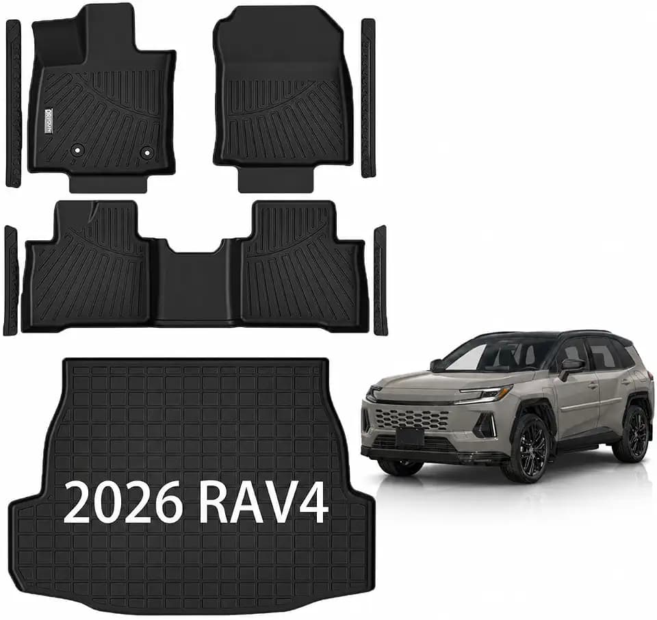 Floor Mats & Trunk Mats for 2026 Toyota RAV4 Hybrit (Not Fit PHEV)