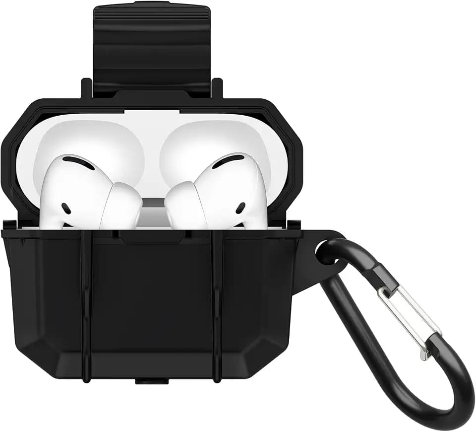 Pelican Marine Series - AirPods Pro 3 Case w/Detachable Carabiner - Black