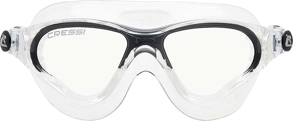 CRESSI Adult Comfortable Swim Mask ideal for the pool and for the sea - Cobra XP: made in Italy