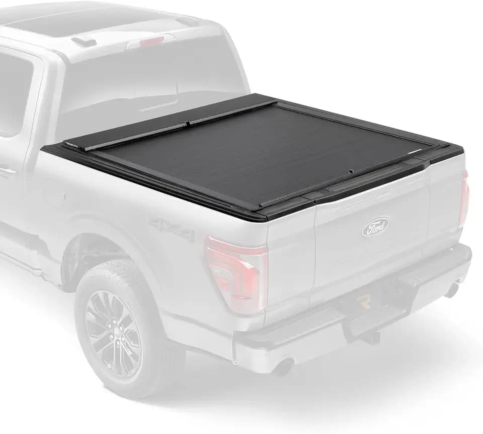 RealTruck Roll-N-Lock M-Series Retractable Truck Bed Tonneau Cover | LG402M | Fits 2019 - 2025 Dodge Ram 1500/2500/3500, Does Not Fit w/ Multi-Function (Split) Tailgate 6' 4" Bed (76.3")