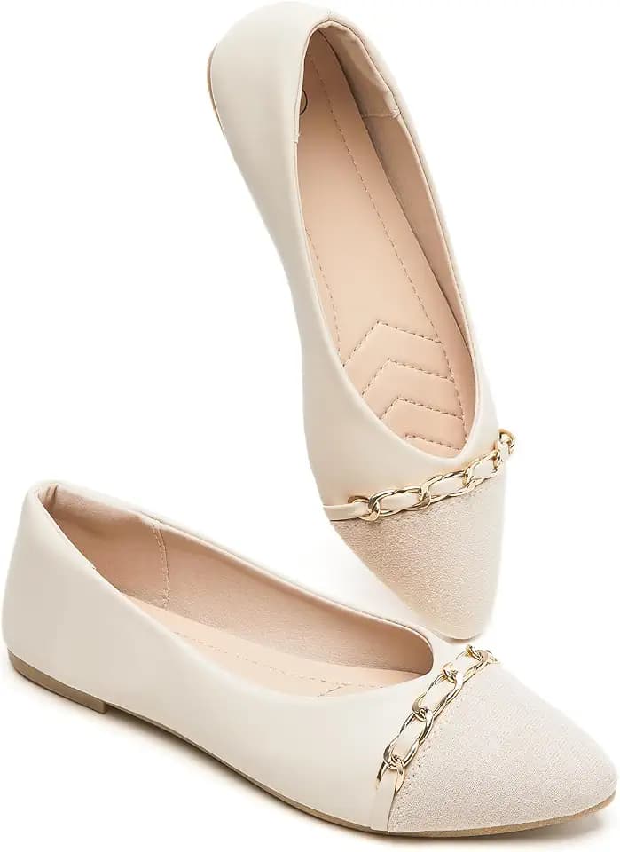Women's Black Flats Shoes,Pointed-Toe Dress Shoes,Ballet Flats Comfortable