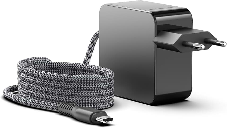 HKY 65 W Ladegerät USB C Laptop für Lenovo Thinkpad Yoga, Huawei Matebook, Macbook Pro/Air M3 M4, HP Chromebook, Acer Chromebook, ASUS Zenbook, Google, Samsung, Stromversorgung USB C
