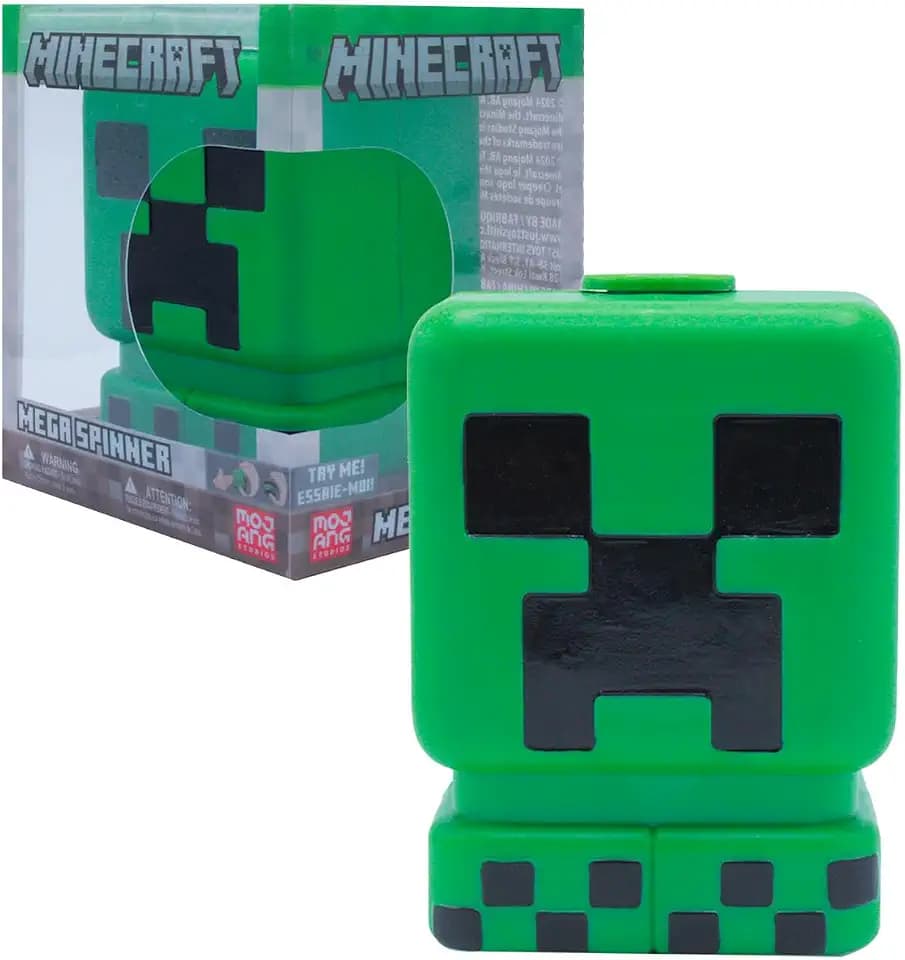 Just Toys – Minecraft Creeper Mega Spinner Spinning Head Desk Toy