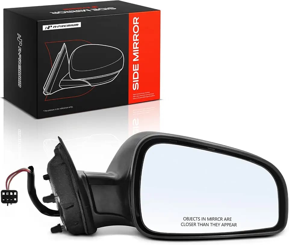 A-Premium Passenger Side Power Door Mirror Compatible with Chevy, Saturn