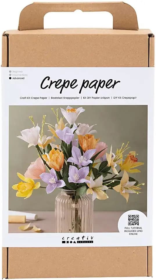Creativ Bastelset Krepppapier, 1 Packung