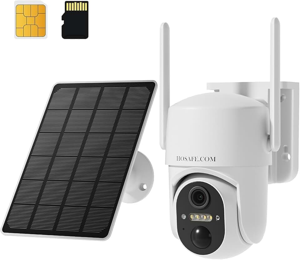 No WiFi Security Camera Outdoor with 64GB SD Card (2X Storage Than 32G)