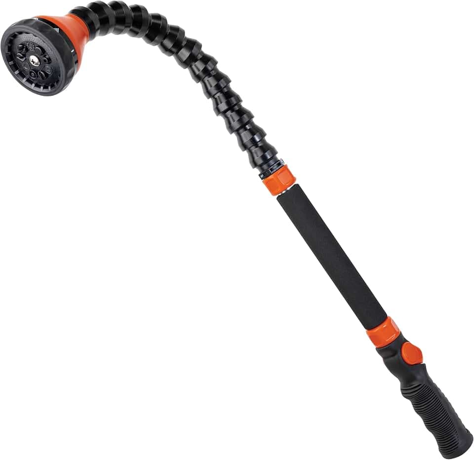 Black + Decker® 28" Snake Wand® – 9 Spray Patterns, Flexible Neck, Comfort Grip BD57383