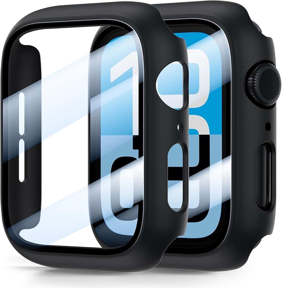 LK 2 Stück Schutzhülle für Apple Watch SE3/SE2/SE Series 6/5/4 44mm