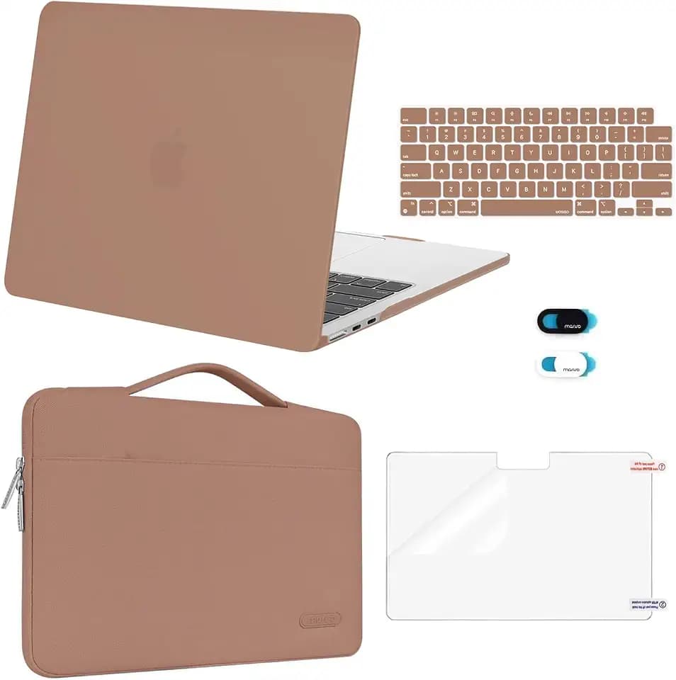 MOSISO Compatible with MacBook Air 13 inch Case M5 2026 M4 M3 M2 2025-2022