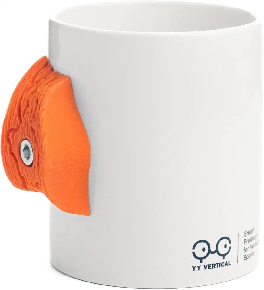 YY Vertical – Climbing Mug Klettertasse für leidenschaftliche Kletterer (Orange)