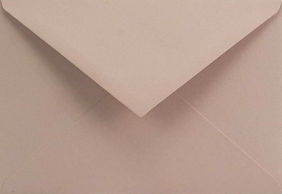 Netuno 25 Briefumschläge Alt-Rosa DIN C6 11,4x16,2 cm festlich und elegant