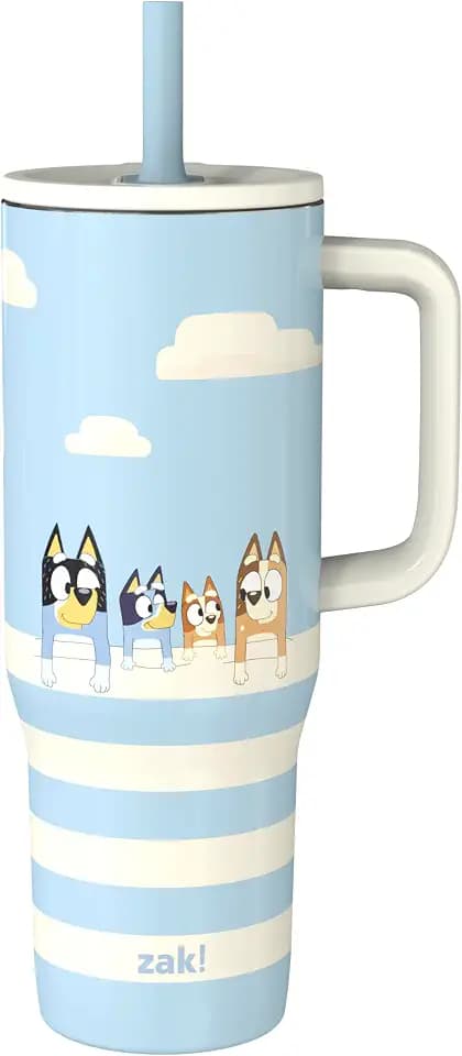 Zak Designs Bluey 30oz Spill-Proof Insulated Stainless Steel Travel Tumbler
