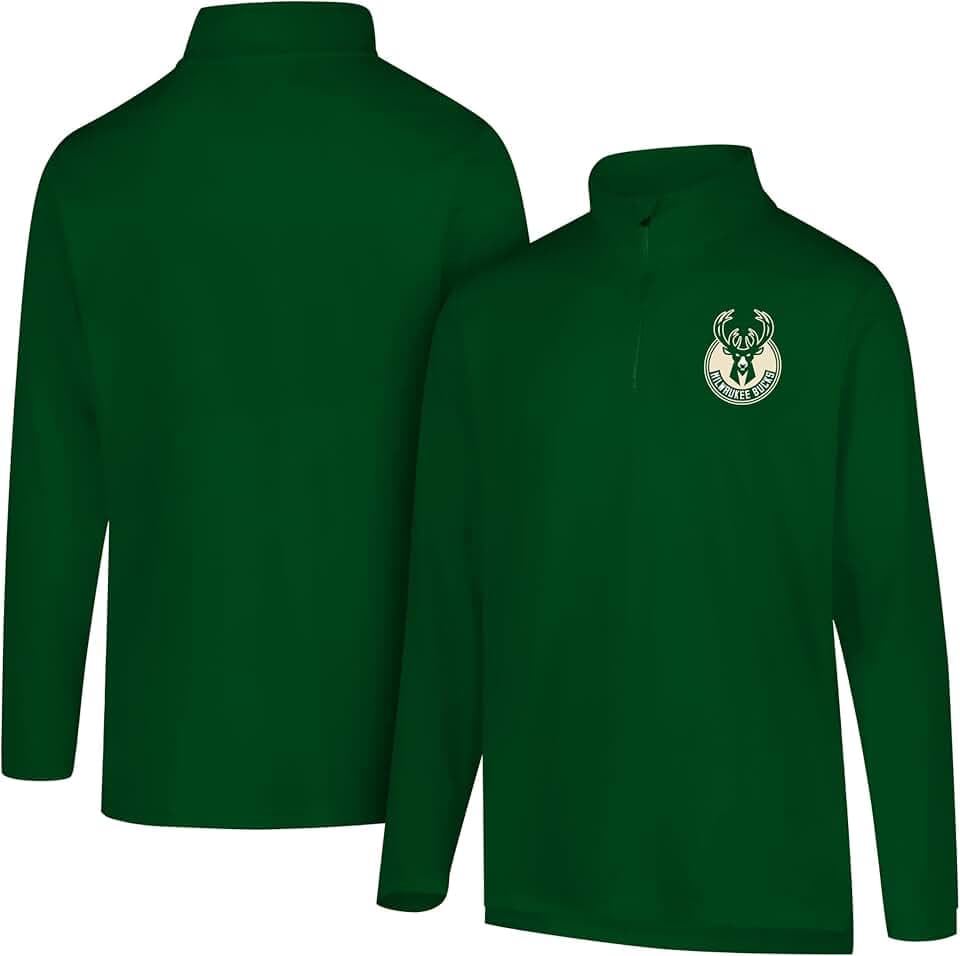 Ultra Game Offizielles NBA-Langarmshirt für Herren mit Viertelreißverschluss