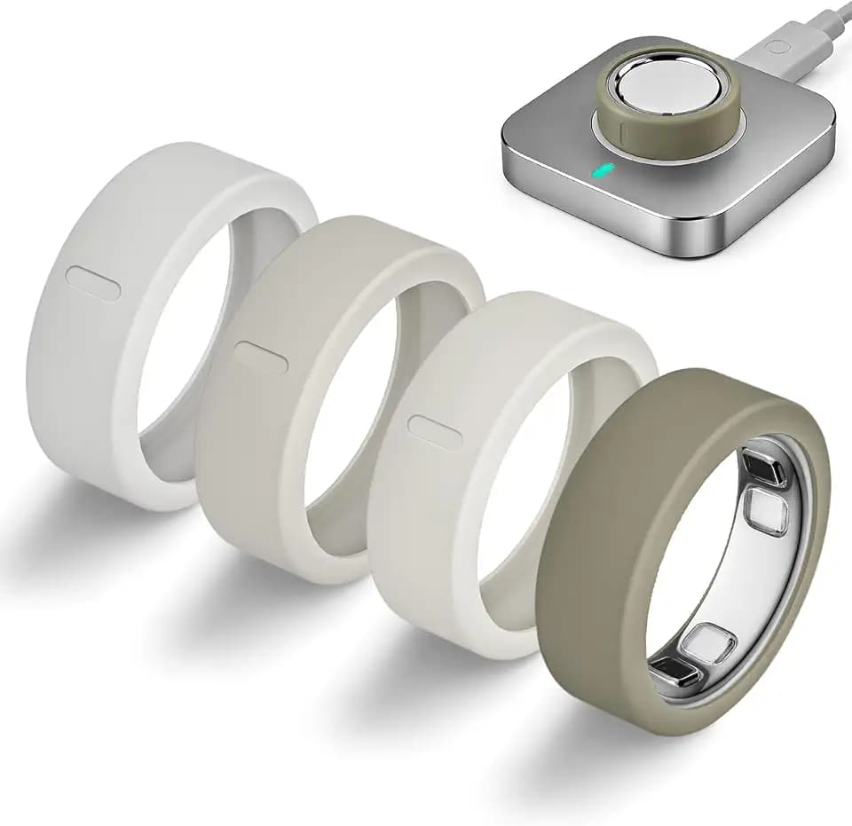 4 Pack Ring Cover Compatible with Oura Ring 5
