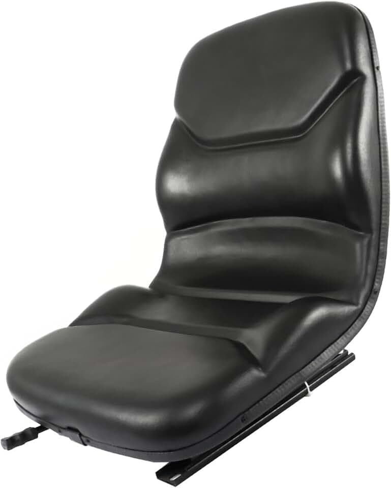 waltyotur Black Seat Replacement for Case Backhoe Loader 580C 580D 580E 580L 580M Skid Steer Loader