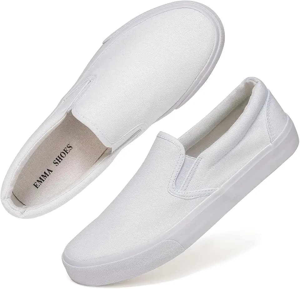 Emma Shoes Canvas Slip On Sneakers for Women