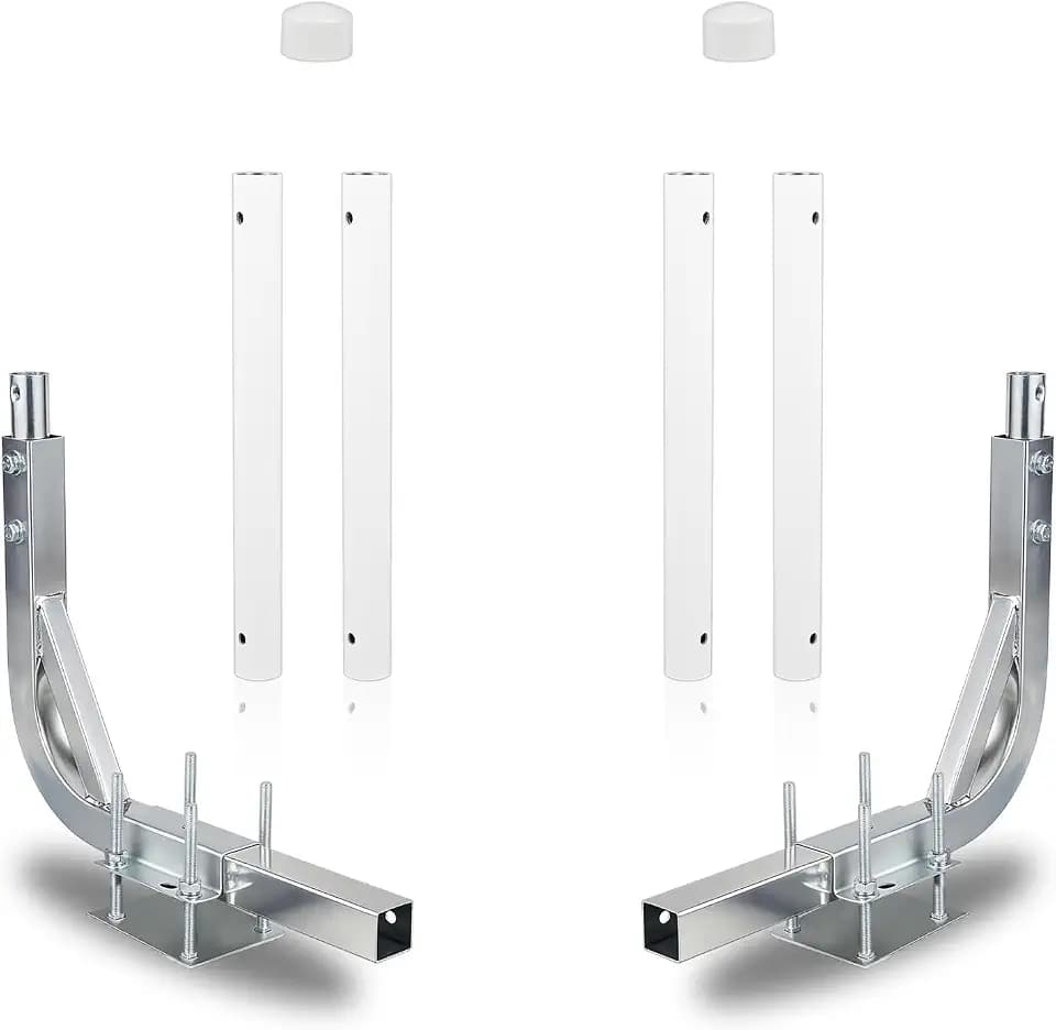 Boat Trailer Guides Poles 31”/48” W/Steel-Reinforced PVC Pipe