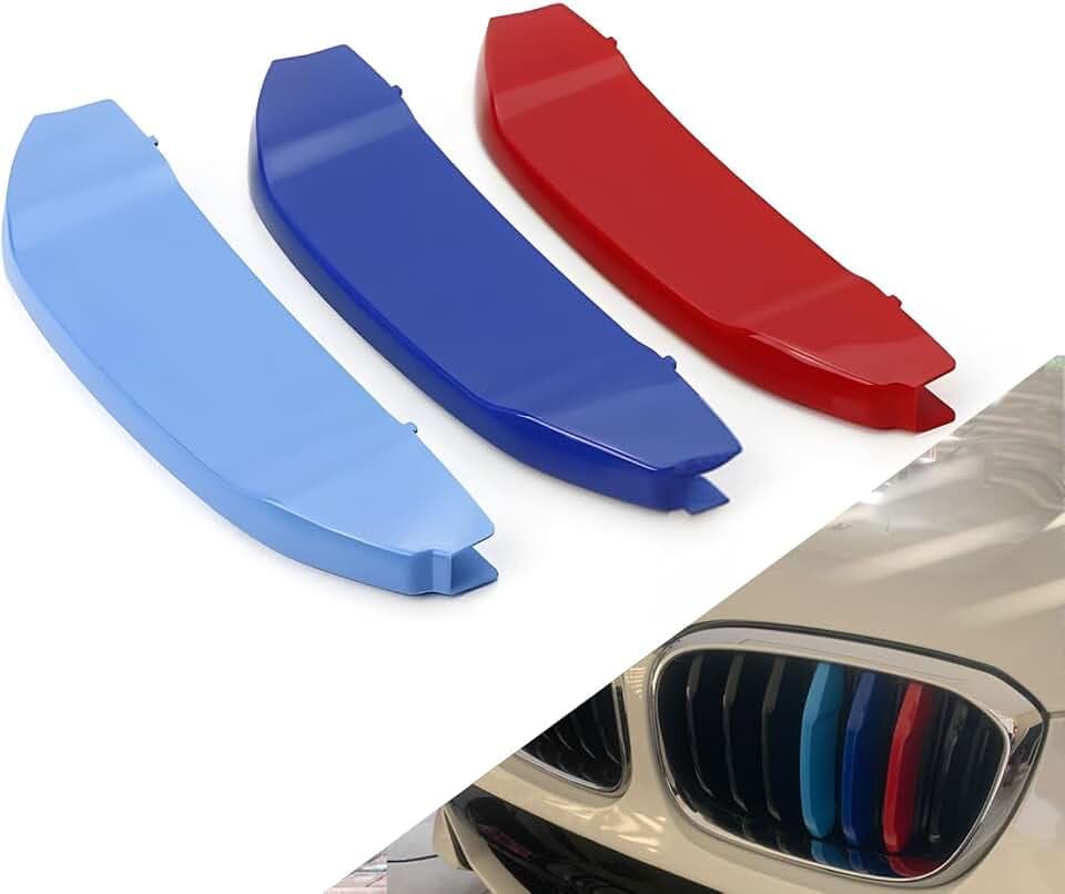 Automotive grille Insert Trims Strips Front Center Kidney Grilles Compatible with 2018-2021 BMW G01 X3 7-Beam grille insert accessories
