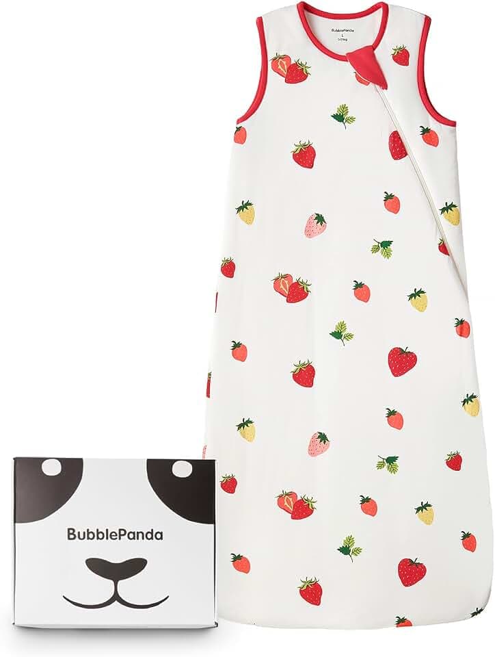 BubblePanda Rayon Made from Bamboo Sleep Sack 6-12 Months 0.5 Tog Baby