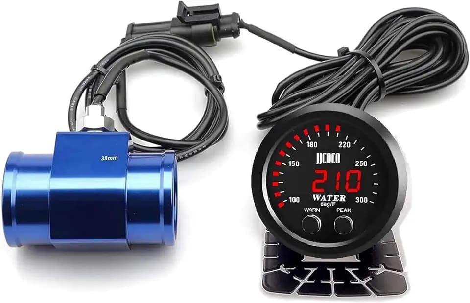52mm Water Temperature Gauge with Joint Pipe Adaptor 38MM