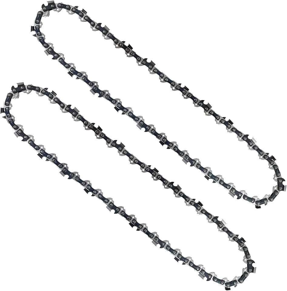 2PC 12 inch Chainsaw Chain for Black+Decker LCS1240 LCS1240B Chainsaw, 12" Replacement Chain for CRAFTSMAN CMCCS620 CMCCS620B CMCCS620M1 Chain Saw