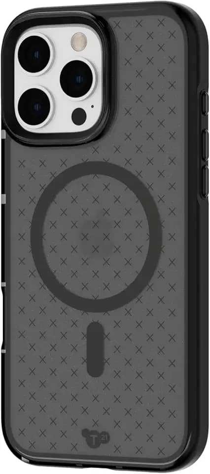 Tech21 EvoCheck for iPhone 16 Pro Max Compatible with MagSafe - Impact Protection Case - in Smokey
