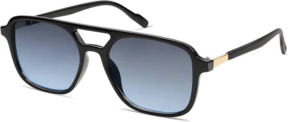 SOJOS Retro Aviator Sunglasses Womens Mens,Trendy Rectangle Shades SJ2202