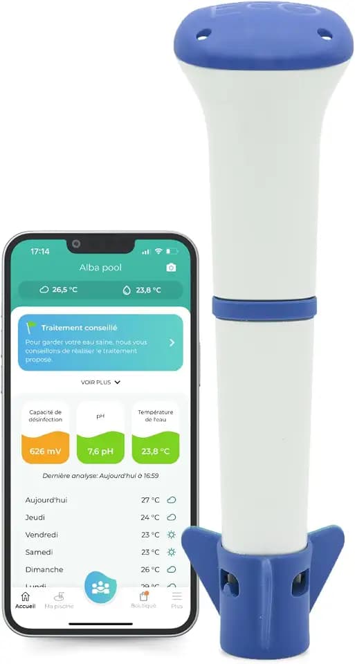 EcO Start Salz – Analysator zur Wasseraufbereitung für Pool und Spa mit Salz (EcO Salt)
