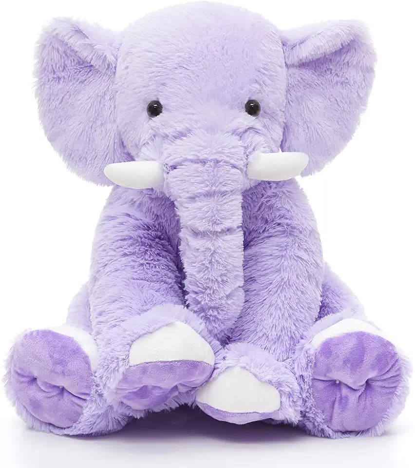 MorisMos Giant Elephant Stuffed Animal, 19.6" Stuffed Elephant Plush