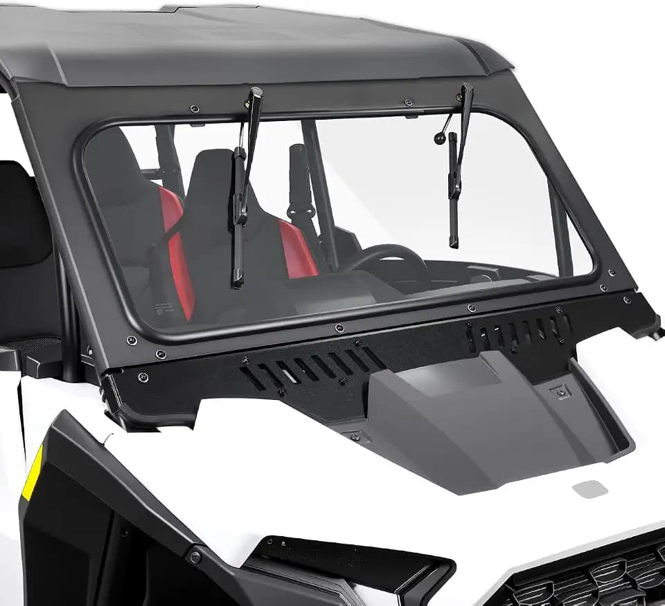 StarknightMT 2024+ RZR XP 1000 Glass Windshield Scratch Resistant with Vent