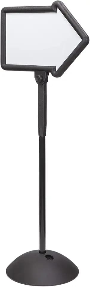 Safco Write Way Dry Erase Board Directional Arrow Sign, Dual-Sided and Magnetic for Indoor and Outdoor Use, 65"in Height, Black