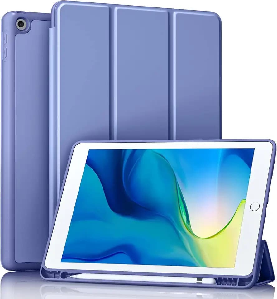 Akkerds for iPad 9th/8th/7th Generation Case 10.2 Inch, BluePurple