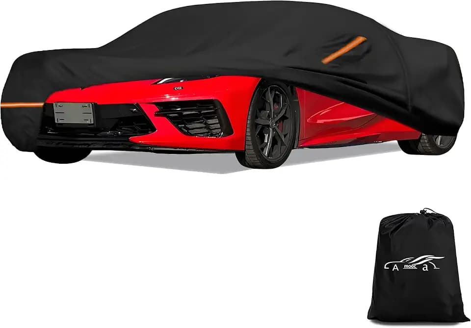 Amooca 420D Car Covers Custom Fit for Chevrolet Corvette C3 C4 C5 C6