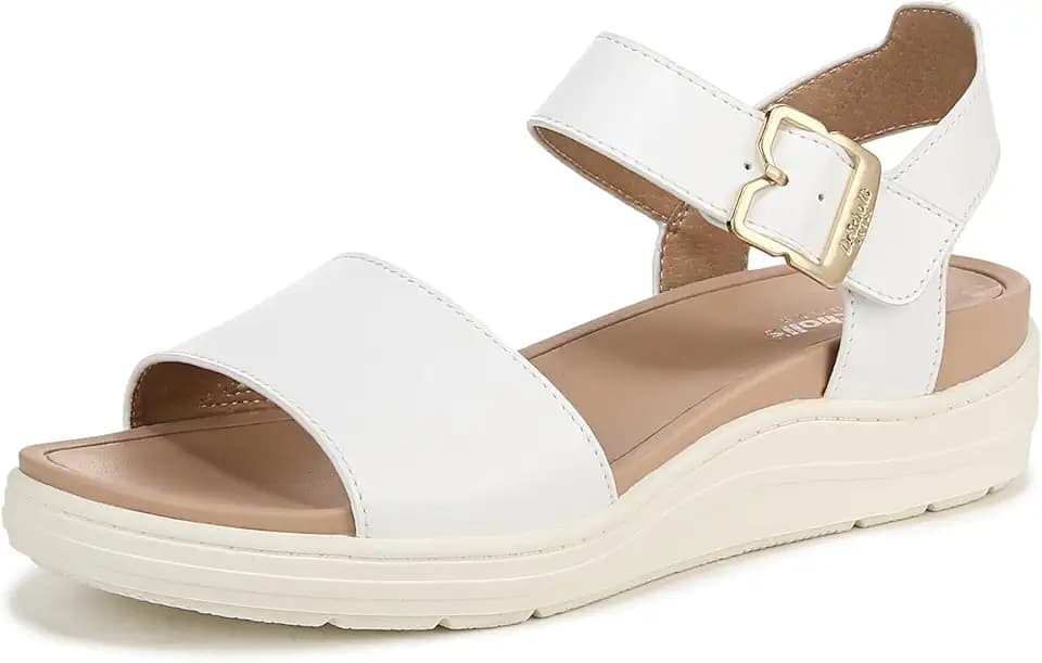 Dr. Scholl's Shoes Women's Time Off Sky Sandals, Comfortable Travel Sandals