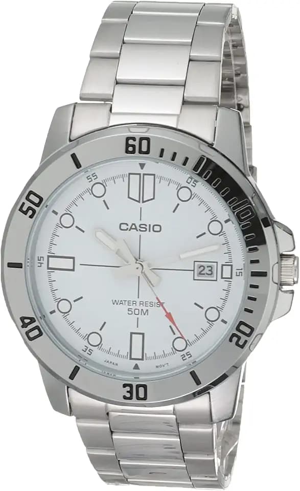 Casio Men's Diver Style Stainless Steel Watch