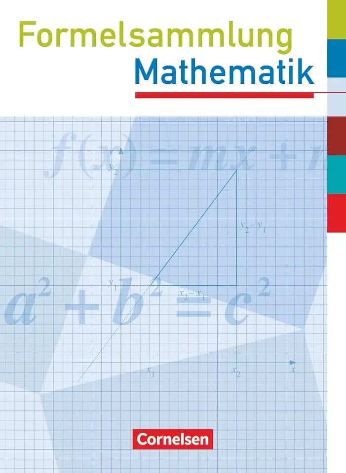 Formelsammlung mit Prüfungseinleger Mathematik (Formelsammlungen Sekundarstufe I, Westliche Bundesländer (außer Bayern))