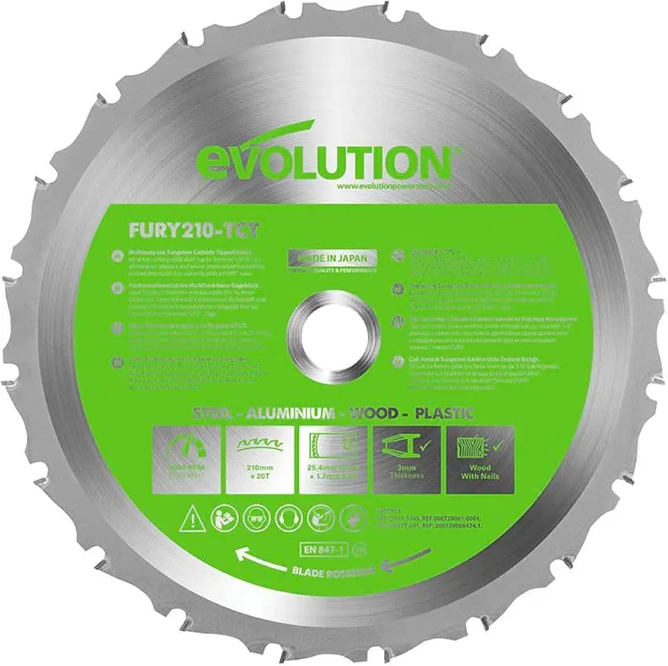 Evolution FURY 210 mm Multifunktionsscheibe