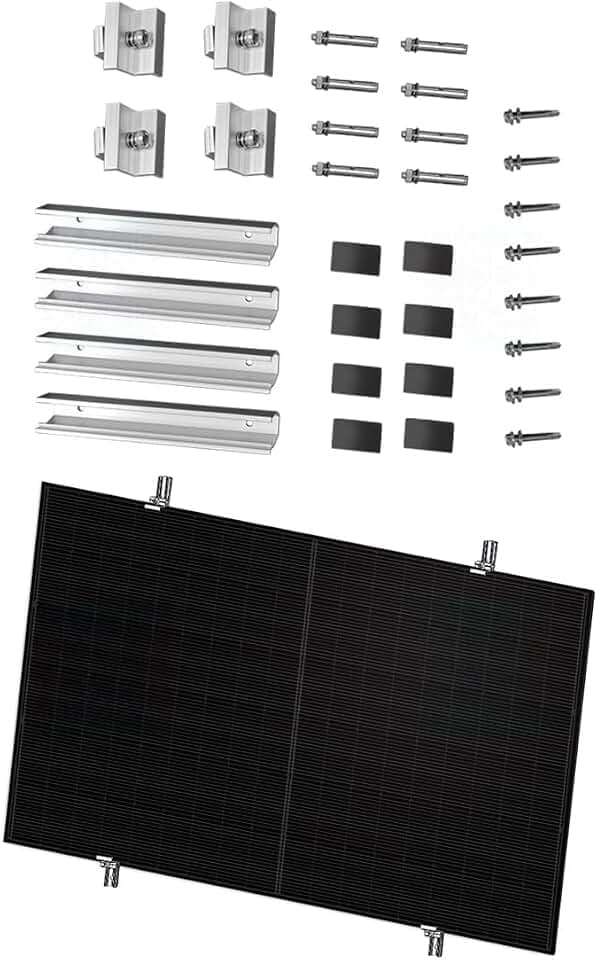 Haier Premium Halterung für Wand/Fassade und Zaun für Stecker-Solaranlagen/Balkonkraftwerke