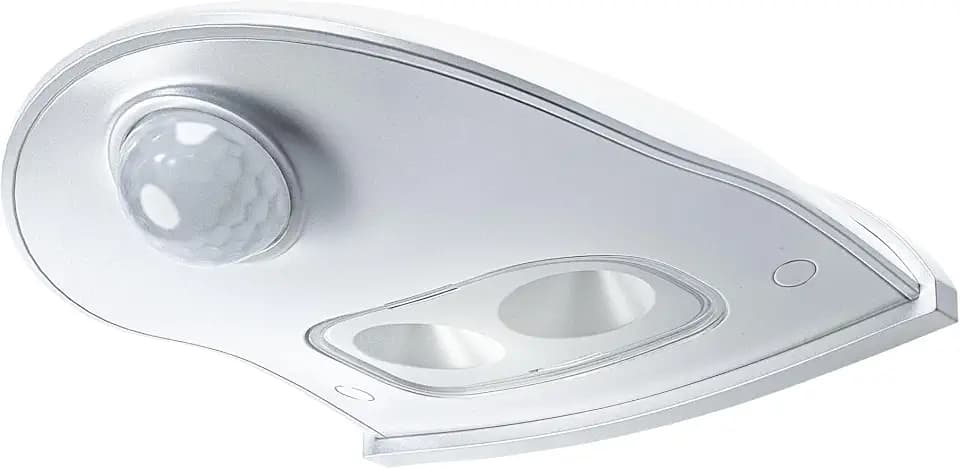 Osram Door LED Leuchte mit Bewegungssensor, batteriebetrieben, 4000K, 40lm, 0,95W, IP54, Weiß, nach unten gerichtetes Licht, für Eingangsbereiche