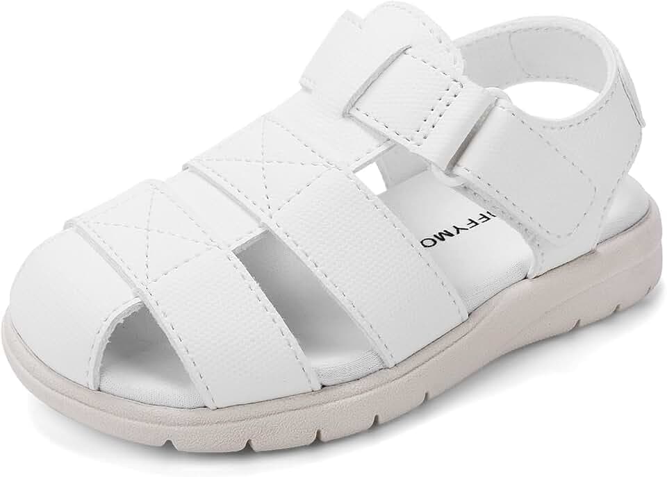Luffymomo Toddler Kids Closed Toe Fisherman Sandals