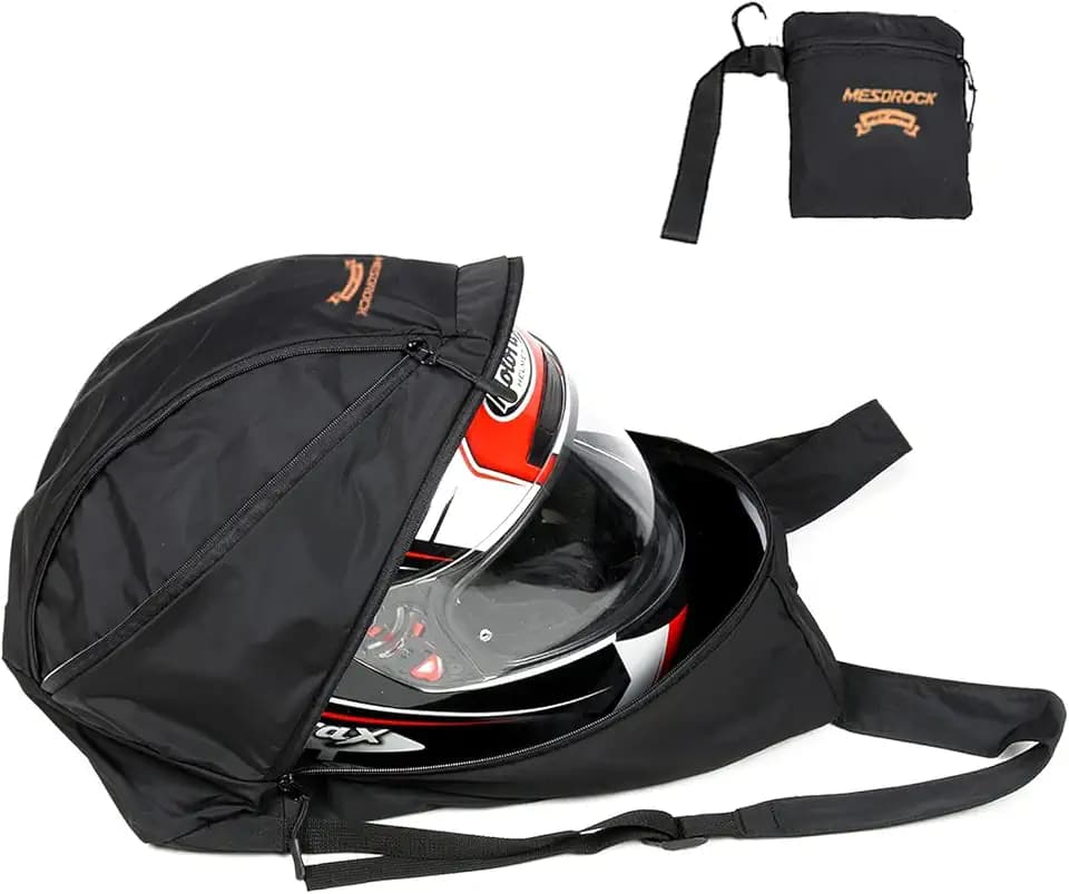 Peicees Motorcycle Helmet Bag Folding Lightweight Motorcycle Backpacks for Men Waterproof Large Capacity Cycling Motorcycle Helmet Backpack Riding Storage Bags