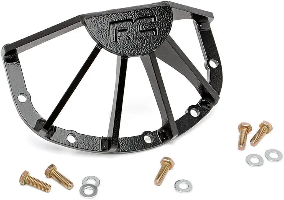 Rough Country Dana 30 Diff Guard for 1987-2018 Jeep JK/TJ/YJ/XJ/CJ/ZJ - 1035,Black