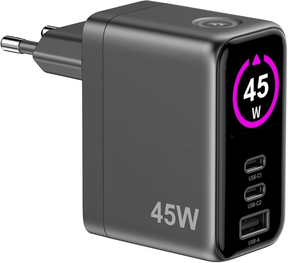 Celly Wandladegerät mit intelligentem Display 45 W