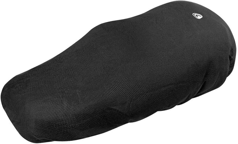 Lampa 91433 air-Grip, Sattelbezug für Maxi, XL | Sitzbankabdeckung, offenzelliges Design, freie Luftzirkulation, rutschfest, Wärmeisolierung, Klettbänder