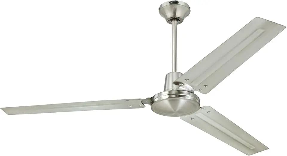 Westinghouse 7861400 Industrial Ceiling Fan, 56-Inch, Brushed Nickel