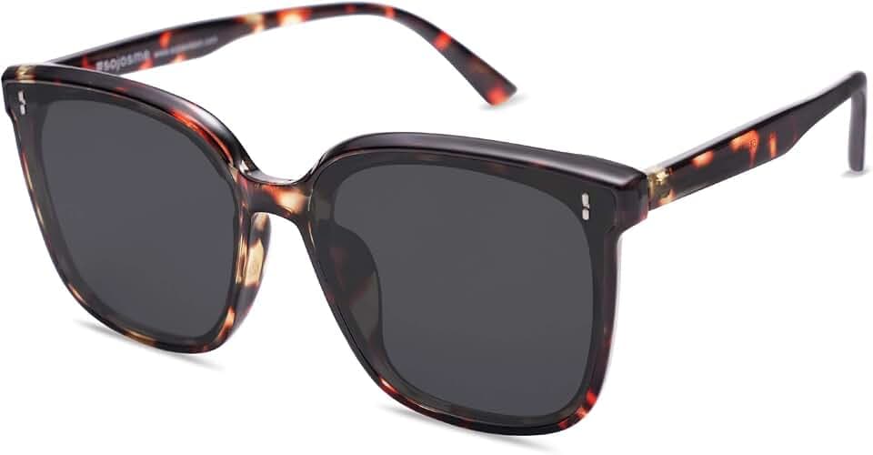SOJOS Retro Rechteckige Verspiegelte Sonnenbrille SJ2157